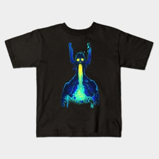 NEON LIGHT SCREAM Kids T-Shirt